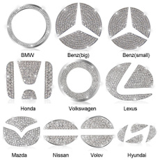 DIAMOND, Jewelry, Mercedes, steeringwheelsticker