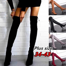 Knee High Boots, Womens Shoes, Lace, long boots