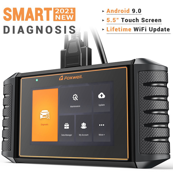 FOXWELL NT706 OBD2 Scanner-Android 9.0 5.5” Touch Screen ABS SRS