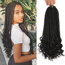 Synthetic, Braids, Hair Extensions, braiding