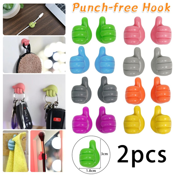 Multifunctional Clip Handy Holder Key Hook Small Thumb Hook Silicone
