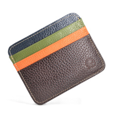 case, bus card holders, Wallet, genuine leather