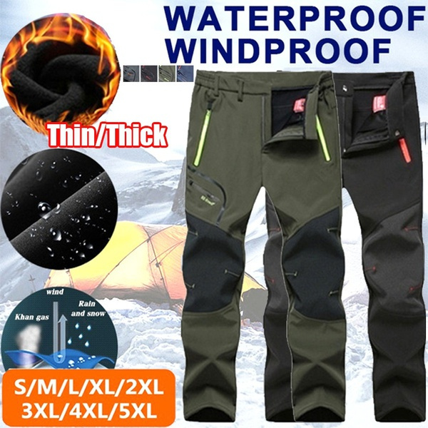 New Men's Outdoor Waterproof Hiking Trousers Camping Climbing