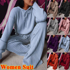 Two-Piece Suits, women pants suit, Sleeve, pants