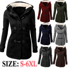 Women, Plus Size, womenwarmcoat, wool coat