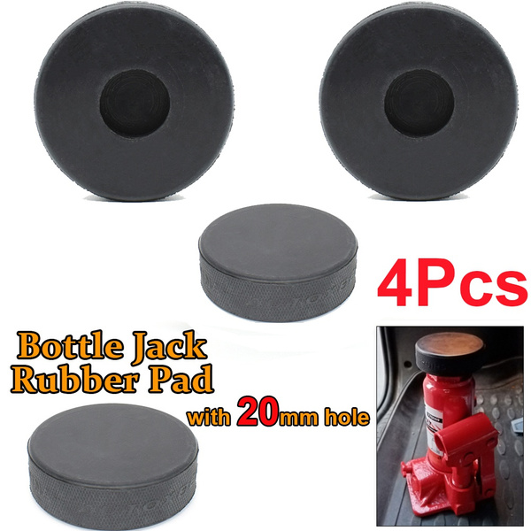 4Pc Rubber Bottle Jack Pad Protector Adapter Car Jacking Tool Pinch