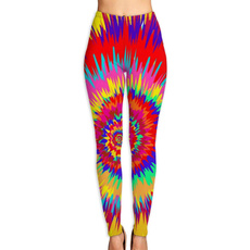 runningfitnesspant, Yoga, spiral, Colorful