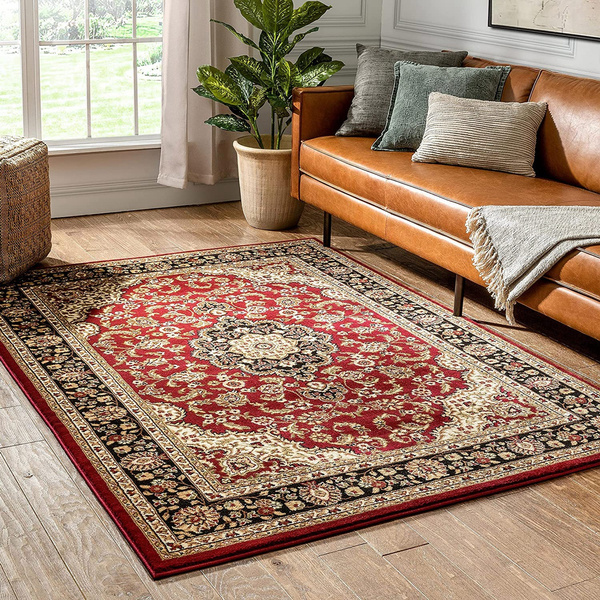 Traditional Oriental Medallion Area Rug Persien Style Carpet And Rugs ...