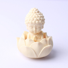 Ivory, babybuddhadecor, Ornament, monk