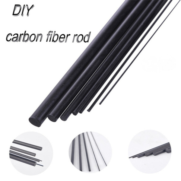 1/5/10pcs DIY Carbon Fiber Rod Carbon Fiber Rod Round Rod Aircraft ...