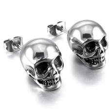 ghost, Jewelry, Gifts, Stud Earring