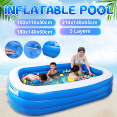 childinflatablepool, bathingtub, Family, Inflatable