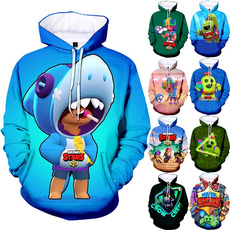 3D hoodies, hooded, Winter, Long Sleeve