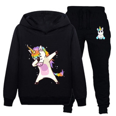 unicornhoodiepantset, cartoontracksuit, Fashion, unicornclothe