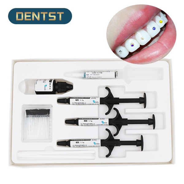 Dental Orthodontic Bonding Adhesive Cure Light Composite Resin Kit