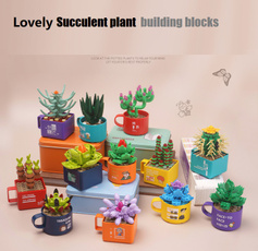 Plants, Toy, buildingblockset, Gifts