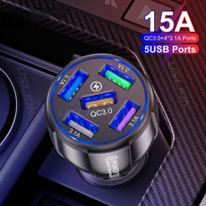 Mini, carphonecharger, usb, 5portsusb