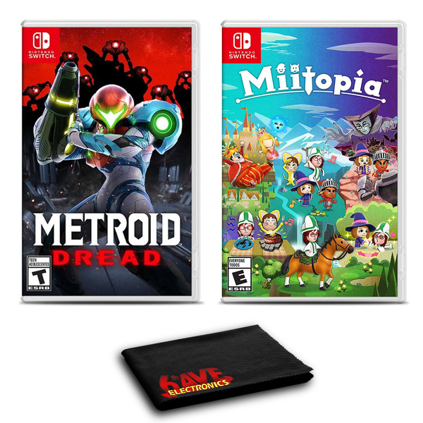 Metroid Dread and Miitopia - Two Game Bundle For Nintendo Switch