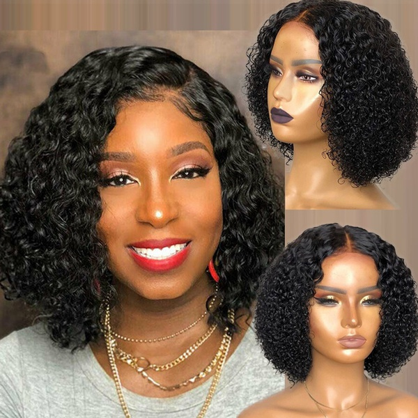 New Fashion Women Brazilian Hair Net Full Wig Bob Wave Black