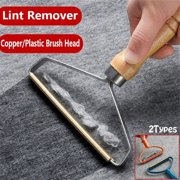 Portable Lint Remover Pet Hair Remover Brush Manual Lint Roller Sofa Clothes 