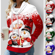 blouse, Plus Size, snowmanprint, Christmas
