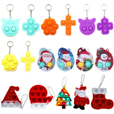 Mini, Toy, Key Chain, Christmas