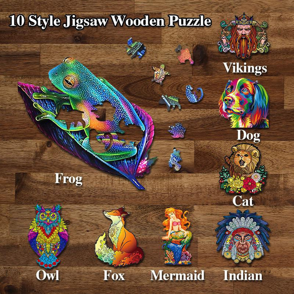 10 Style Animal Wooden Puzzle Owl Wooden Puzzle For Adult Intelligence 10-style-animal-wooden-puzzle-owl-wooden-puzzle-for-adult-intelligence