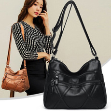 Shoulder Bags, Capacity, fashion bags for women, leather