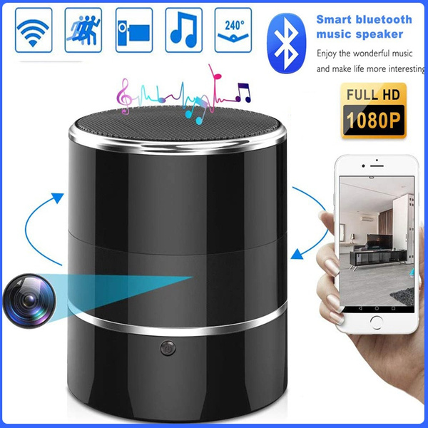 3 IN 1 Hidden WiFi Camera Full HD 1080P Bluetooth Speaker,Wireless