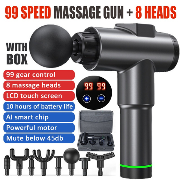 99 Speed LCD Touch Screen Deep Massage Gun Muscle Relaxing Machine