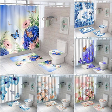 butterfly, Bathroom, Flowers, bathroomdecor
