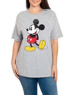 Mickey Mouse, Gray, short sleeves, Graphic