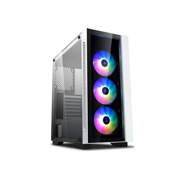 Deepcool DP-ATX-MATREXX55V3-ARWH3F Case Matrexx 55 V3 ADD-RGB White 3F ...