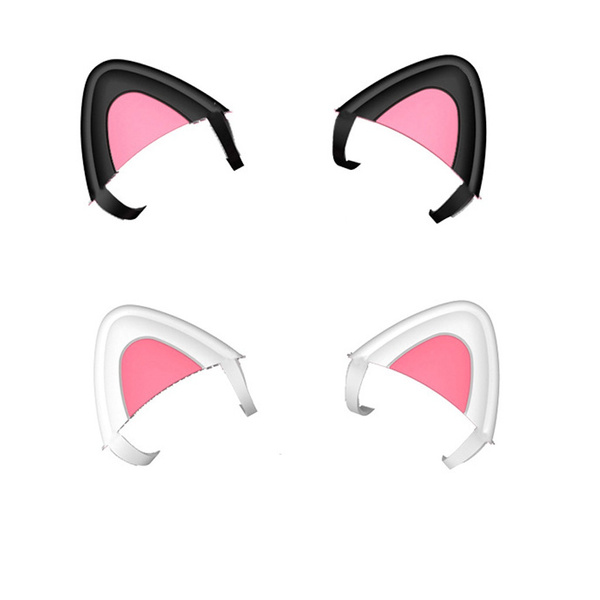 Cute Pink Headphones Accessories Cat 