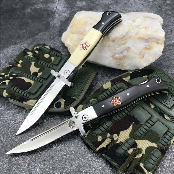 New Russian Finka NKVD KGB Outdoor Tactical Pocket Folding Knife ...