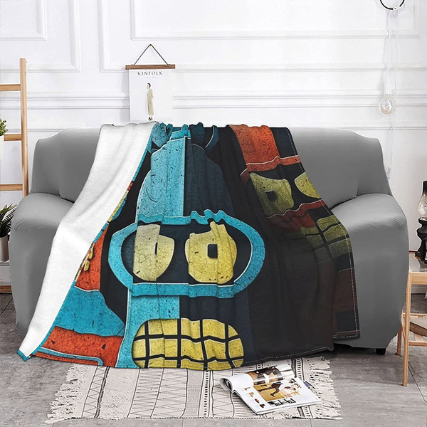 Futurama Quilt Blanket Premium Gift Idea For Friend And Family Holiday 2020 