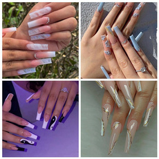 butterfly, ballerinanail, acrylic nails, Fashion