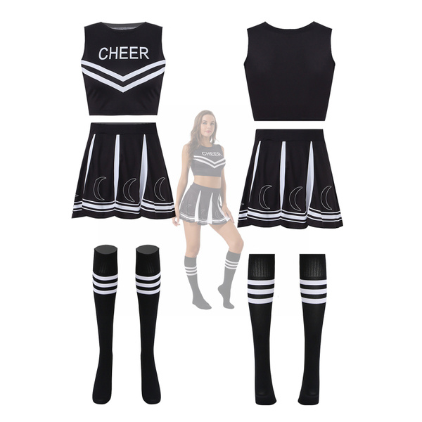 Cheerleading Suit Cheerleaders Costume Uniform Set Women Cospaly ...