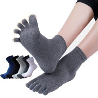 5/4/3/2/1 Pairs Toe Socks Men and Women Five Fingers Socks Breathable ...