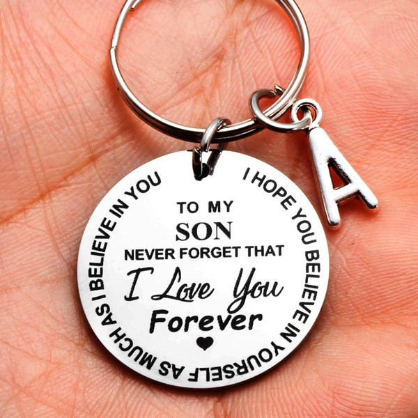 Keyrings Gift Inspirational Best Idea for Son/Daughter Keychain Father Mother 
