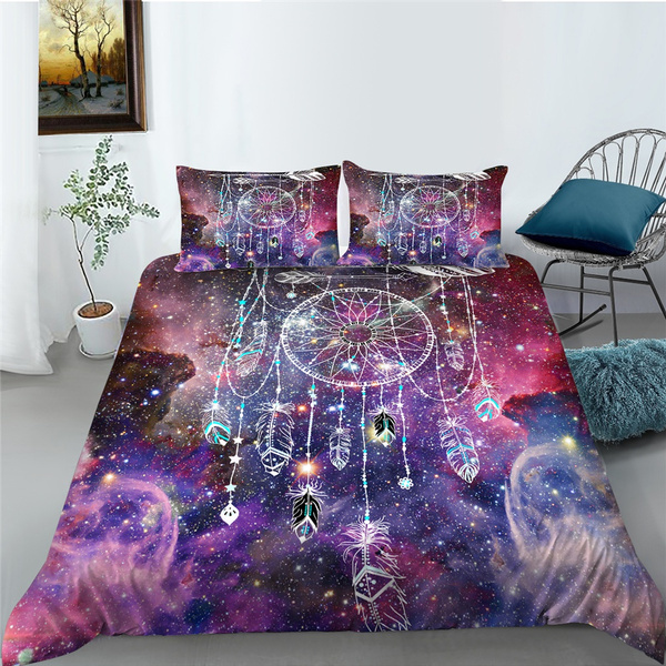 Psychedelic Bohemian Dream Bedding Set Single King Queen Size Colorful