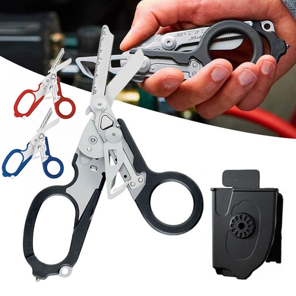 Multifunction Raptor 6 In1 Raptor Emergency Response Shears with Strap
