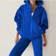 Plus Size, Two-Piece Suits, Hoodies, Sleeve