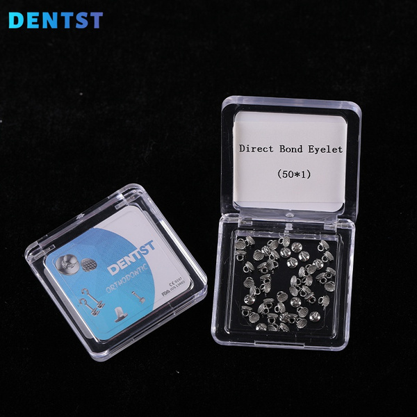 New Dental Orthodontic Direct Bonded Eyelet Bondable Lingual Button
