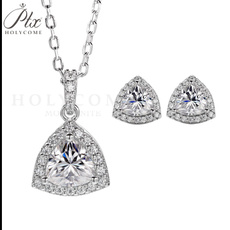 Sterling, DIAMOND, Jewelry, Chain