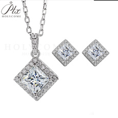 Sterling, DIAMOND, Jewelry, Chain