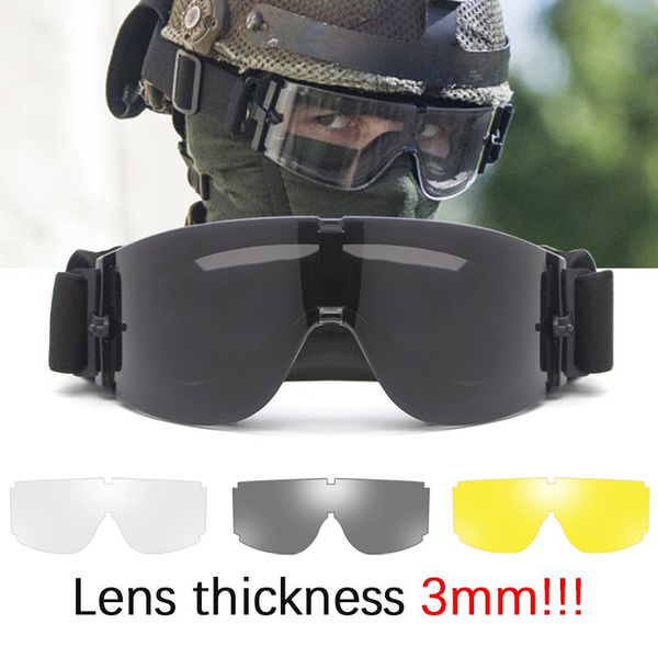 U.S. MIL-PRF-3101 Tactical Military Ballistic Shooting Sunglasses 3 Color  Lenses | eBay