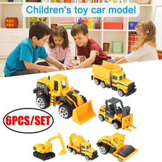 Mini, Toy, vehicleengineeringtractortrucktoy, excavatordiggerrccartoy
