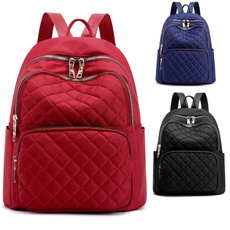 Outdoor, portable, bagforteengergirl, plaid backpack