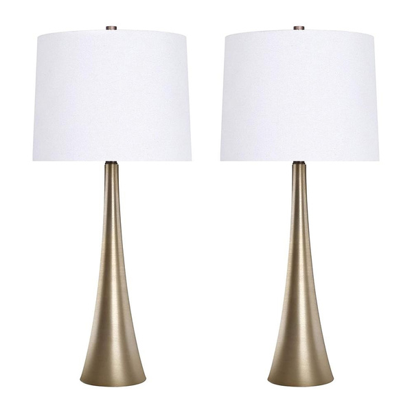 Table Lamps Plated Gold, Grandview Gallery Glass Table Lamp